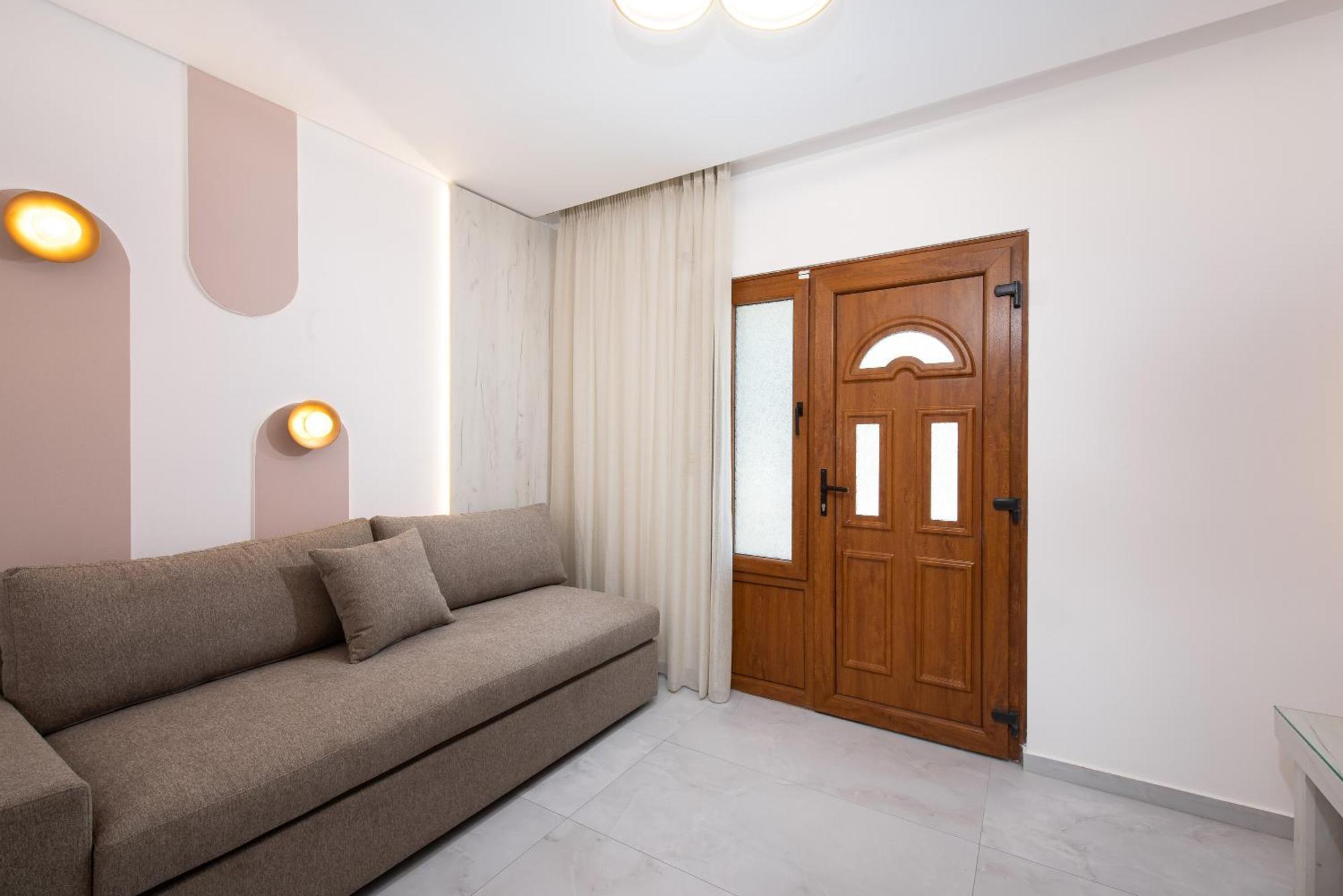 Olivento Beach Front Suites Potos Bagian luar foto