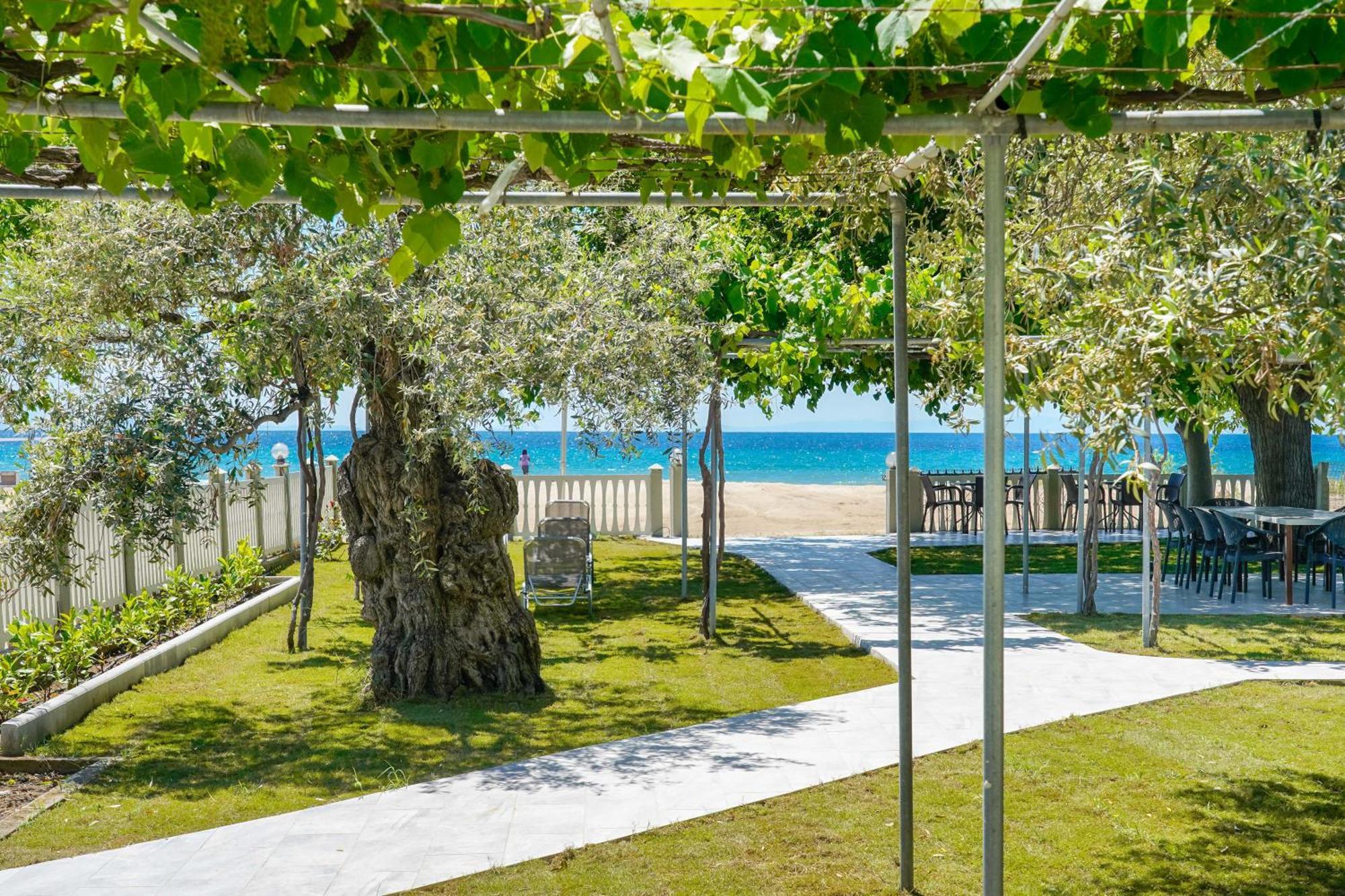 Olivento Beach Front Suites Potos Bagian luar foto